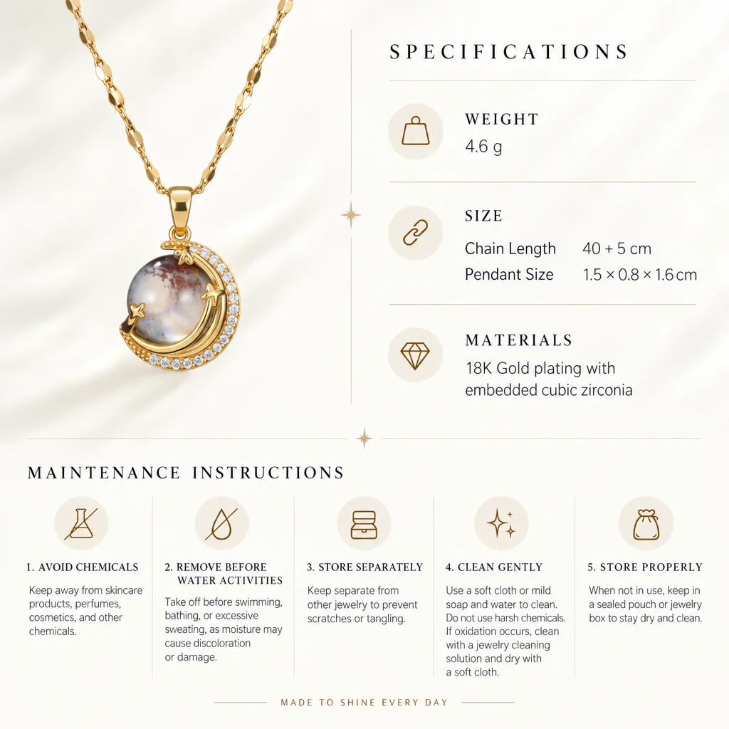 The Mercury Pendant specifications
