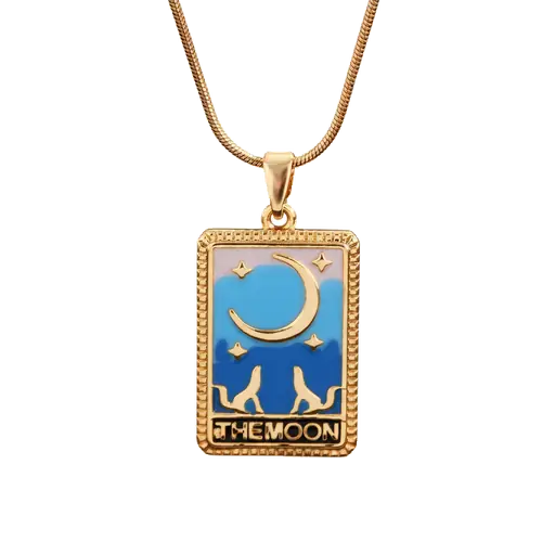 The Moon Card — Gold