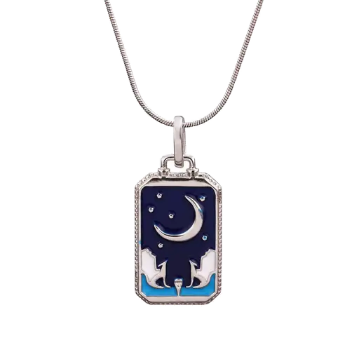 The Night Fox Card — Silver