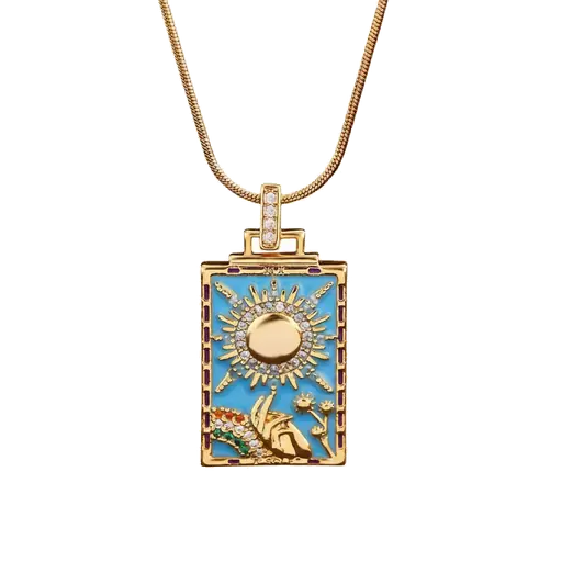 The Radiant Sun Card — Gold
