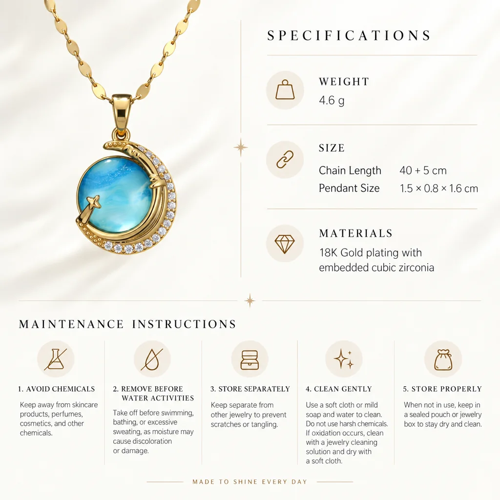 The Uranus Pendant specifications